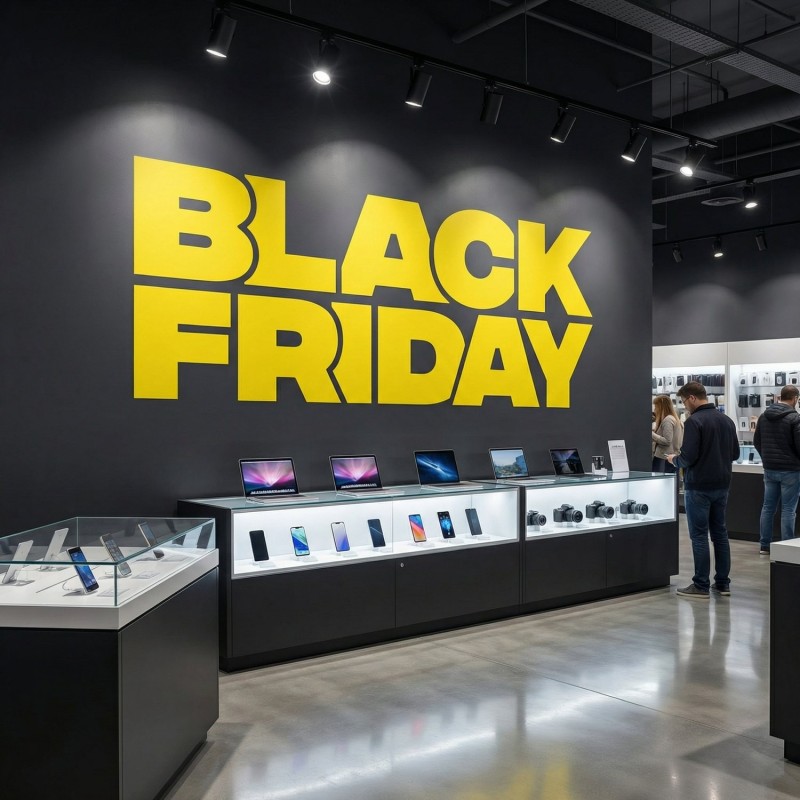 Vinilo decorativo Black Friday 2